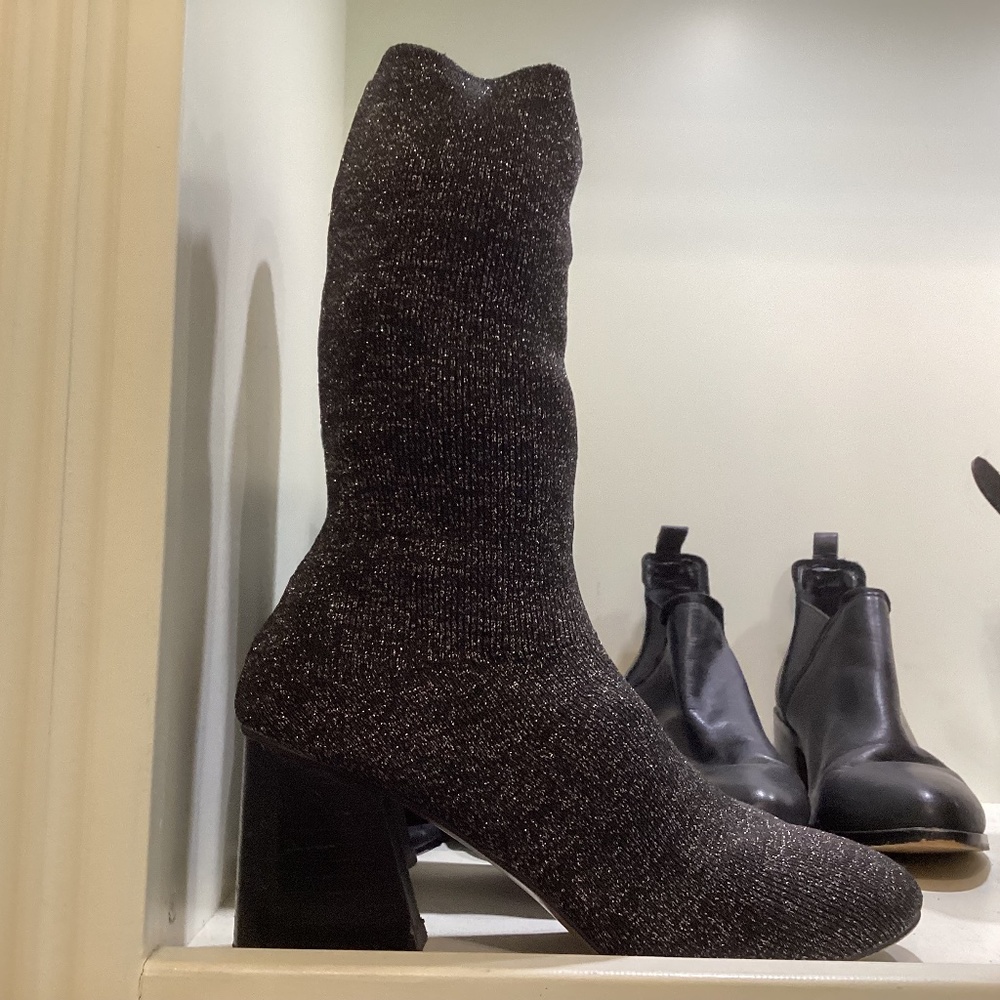 CELINE sparkly boots size 7